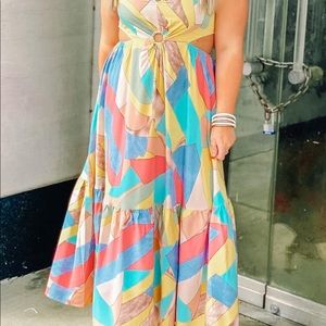 Summer maxi with cut out sides. Brand new never worn